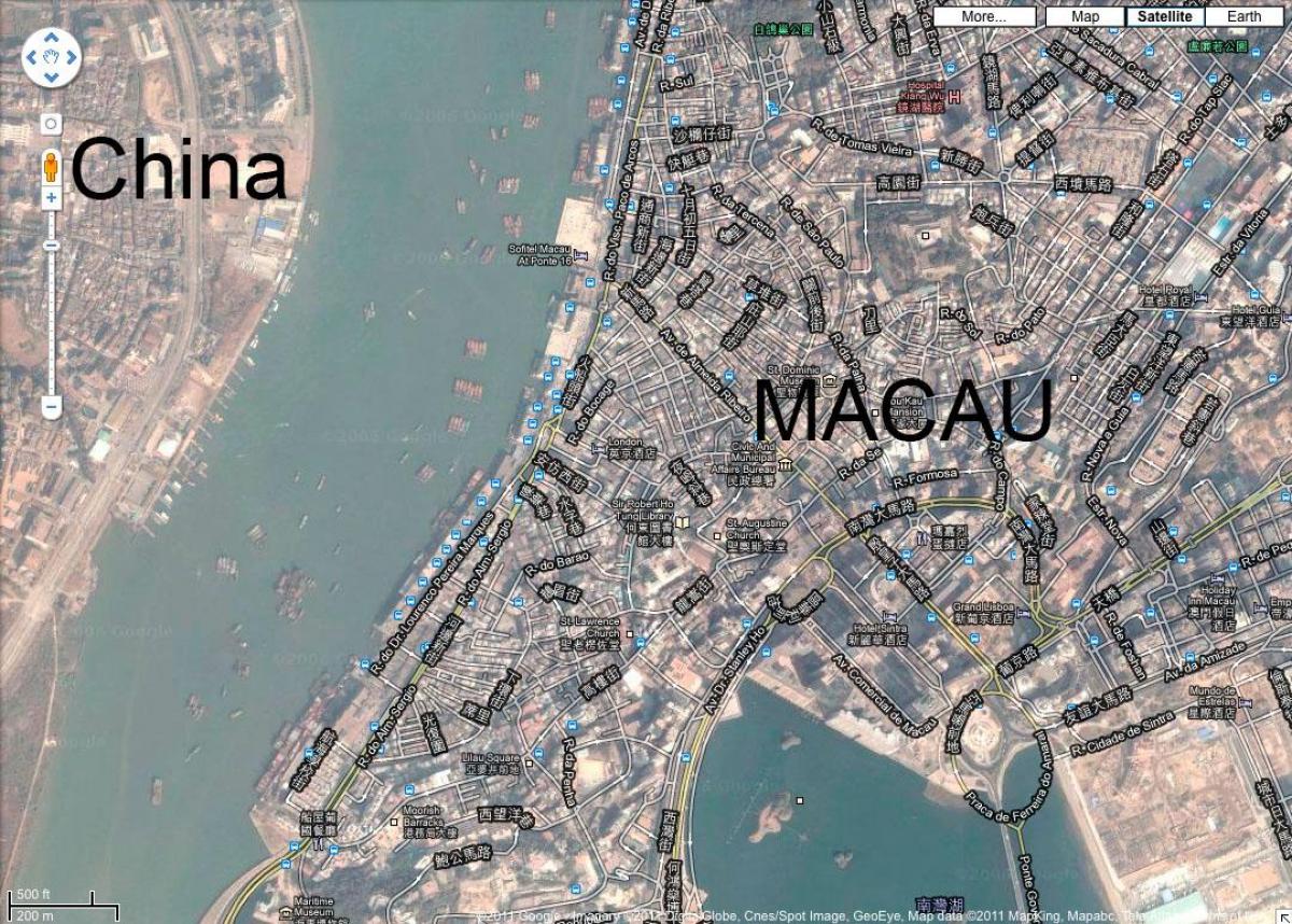 mapa de san malo a Macau